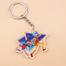 Load image into Gallery viewer, Cute Anime Cartoon Rick And Morty Keychain Acrylic Key Chain Women and Men Kids Key Ring Gift Porte Clef