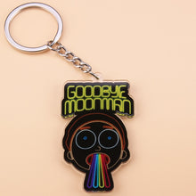 Load image into Gallery viewer, Cute Anime Cartoon Rick And Morty Keychain Acrylic Key Chain Women and Men Kids Key Ring Gift Porte Clef