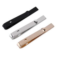 Load image into Gallery viewer, GENBOLI Business Men Simple Suit Tie Clip Necktie Clasp Clip Shirt Tie Clip Metal Necktie Skinny Accessories for Men Hot A35
