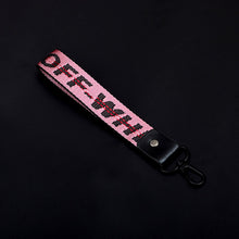 Load image into Gallery viewer, Off White Keychain Braided Ribbon Keychains For Women Men Phone Case Lanyard Key Chain Car Key Ring Wallet Bag Pendant Jewelry