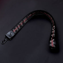 Load image into Gallery viewer, Off White Keychain Braided Ribbon Keychains For Women Men Phone Case Lanyard Key Chain Car Key Ring Wallet Bag Pendant Jewelry
