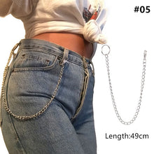 Load image into Gallery viewer, Long Metal Wallet Chain Leash Pant Jean Keychain Ring Clip Men's Hip Hop Jewelry