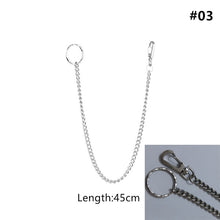 Load image into Gallery viewer, Long Metal Wallet Chain Leash Pant Jean Keychain Ring Clip Men's Hip Hop Jewelry