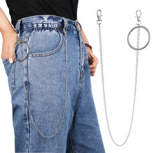 Load image into Gallery viewer, Long Metal Wallet Chain Leash Pant Jean Keychain Ring Clip Men's Hip Hop Jewelry
