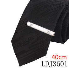Load image into Gallery viewer, Tie Pin For Men Classic Meter Tie Clips Copper Tie Bar Quality Enamel Tie Collar Pin Crystal Business Corbata Necktie Clip