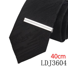 Load image into Gallery viewer, Tie Pin For Men Classic Meter Tie Clips Copper Tie Bar Quality Enamel Tie Collar Pin Crystal Business Corbata Necktie Clip