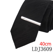 Load image into Gallery viewer, Tie Pin For Men Classic Meter Tie Clips Copper Tie Bar Quality Enamel Tie Collar Pin Crystal Business Corbata Necktie Clip