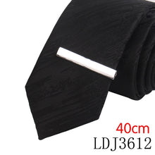 Load image into Gallery viewer, Tie Pin For Men Classic Meter Tie Clips Copper Tie Bar Quality Enamel Tie Collar Pin Crystal Business Corbata Necktie Clip