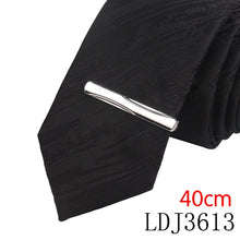 Load image into Gallery viewer, Tie Pin For Men Classic Meter Tie Clips Copper Tie Bar Quality Enamel Tie Collar Pin Crystal Business Corbata Necktie Clip