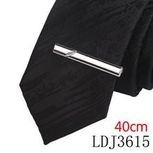 Load image into Gallery viewer, Tie Pin For Men Classic Meter Tie Clips Copper Tie Bar Quality Enamel Tie Collar Pin Crystal Business Corbata Necktie Clip