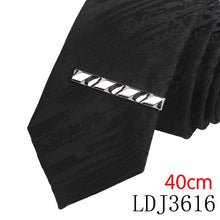 Load image into Gallery viewer, Tie Pin For Men Classic Meter Tie Clips Copper Tie Bar Quality Enamel Tie Collar Pin Crystal Business Corbata Necktie Clip