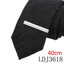 Load image into Gallery viewer, Tie Pin For Men Classic Meter Tie Clips Copper Tie Bar Quality Enamel Tie Collar Pin Crystal Business Corbata Necktie Clip